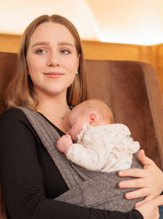 Babys erster Urlaub Symbolfoto