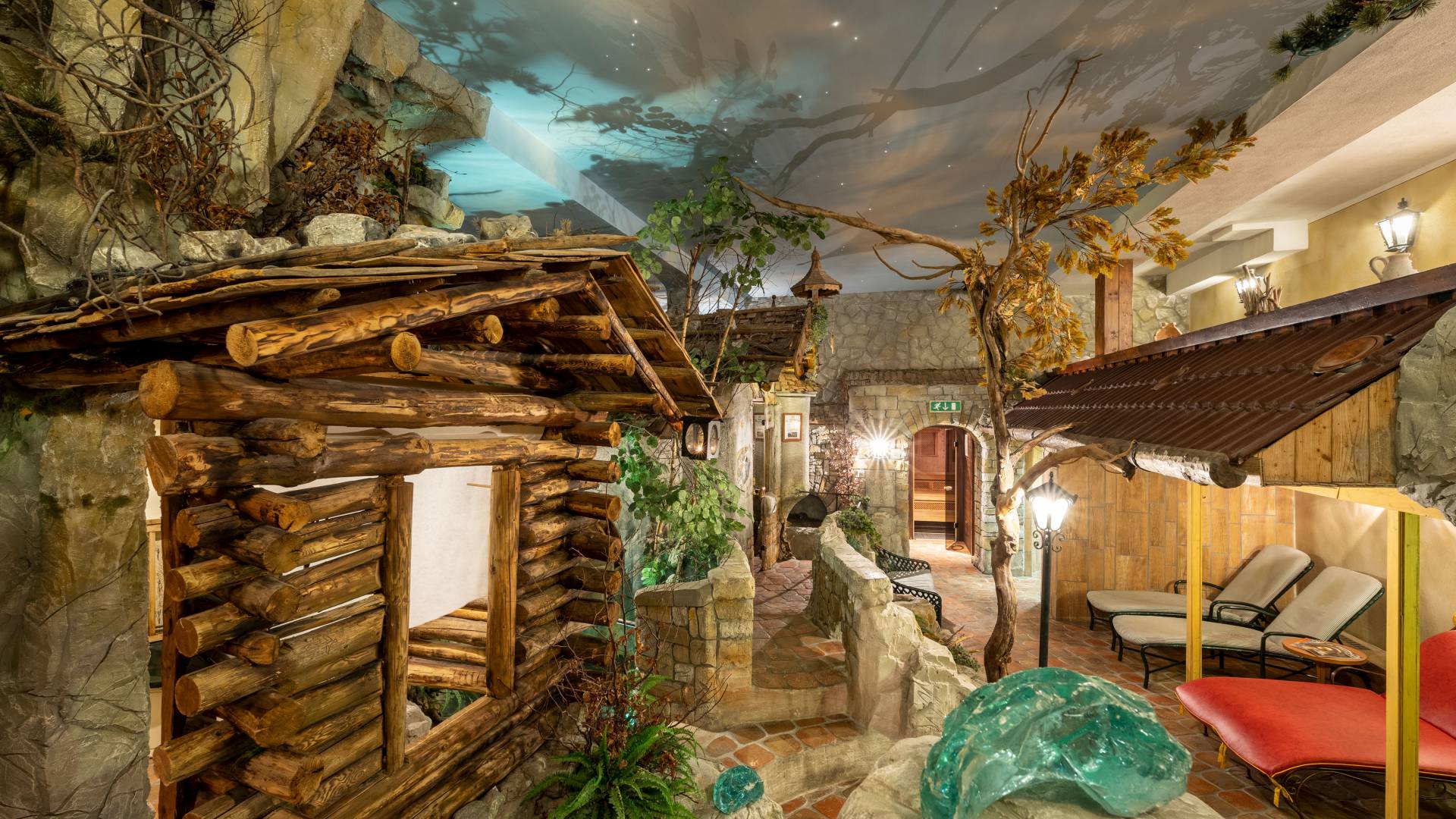 Wellnessbereich "Kaiseralm" im Familotel Kaiserhof