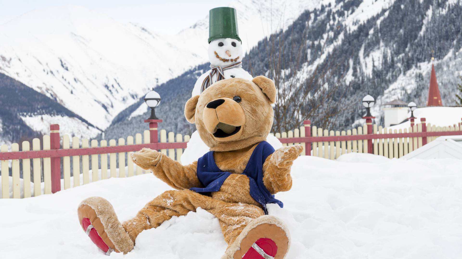 Das Maskottchen Bärtram vom Kaishof